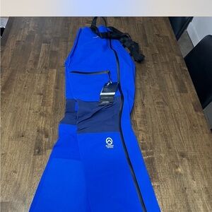 The North Face Blue and Black Ski Pants